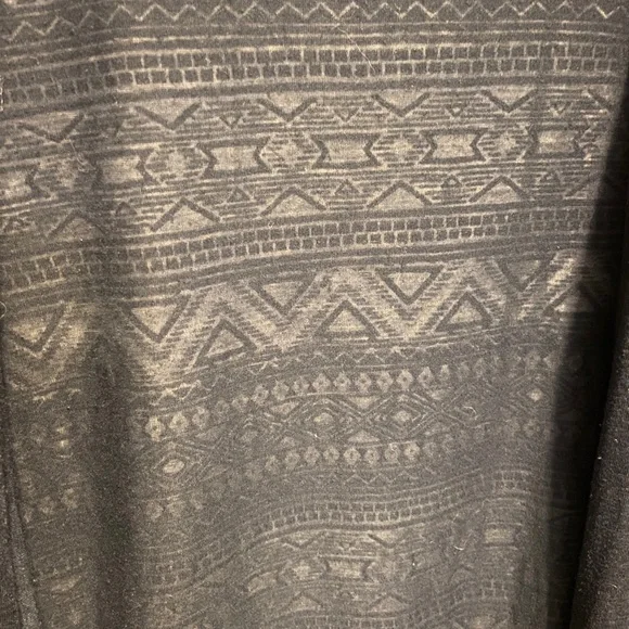 Janina women’s burn out print navy 3/4 sleeve cardigan size 6 EUC - Picture 2 of 5